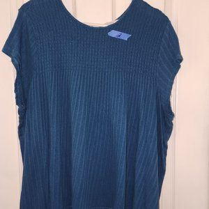 Time and Tru cap sleeve Babydoll style top XXL